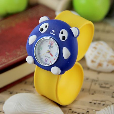 silicone slap watch