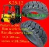 solid tire/solid tire for forklift/resilient solid tire/tires