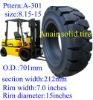 solid tire for forklift/forklift parts solid tire/solid tire/tiires