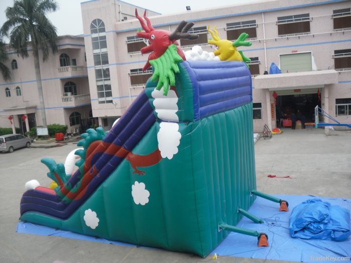 hot selling inflatable slide/bouncy castle