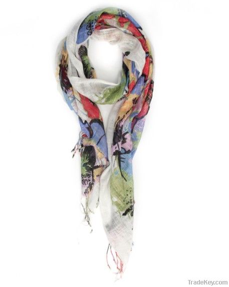 Latest 2012spring summer fashion scarf for woman&spot&pattern