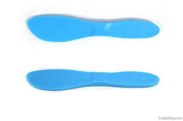 Pizza knife Blue plastic butter knife with hole for hang