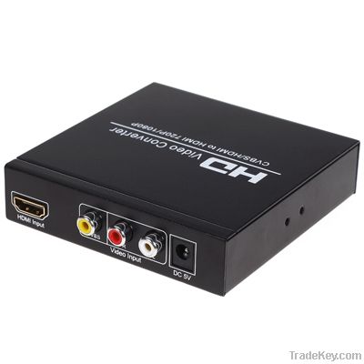 AV+HDMI TO HDMI Converter Upscaler(Pal to NTSC and NTSC to Pal)