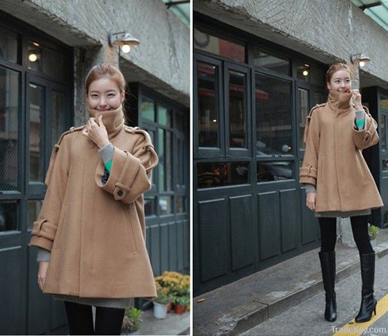 Fashion Winter Cloak Woolen Overcoat