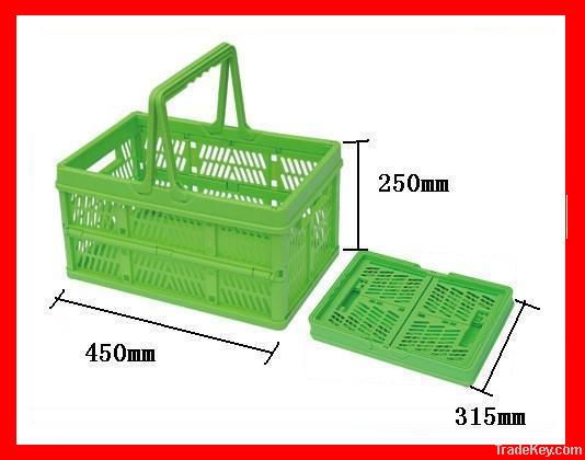 PLASTIC FOLDING SHOPPING BASKET