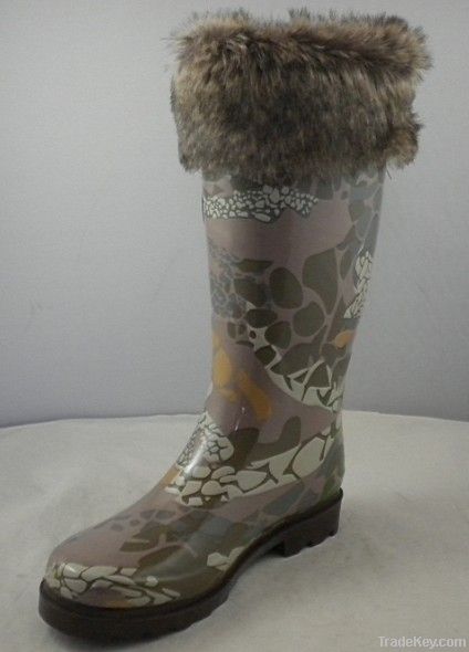 fashion lady rain boot