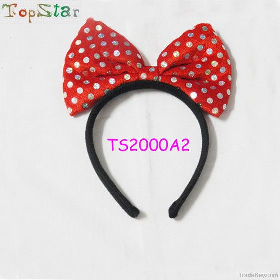 Red Bow Tie Party Headband