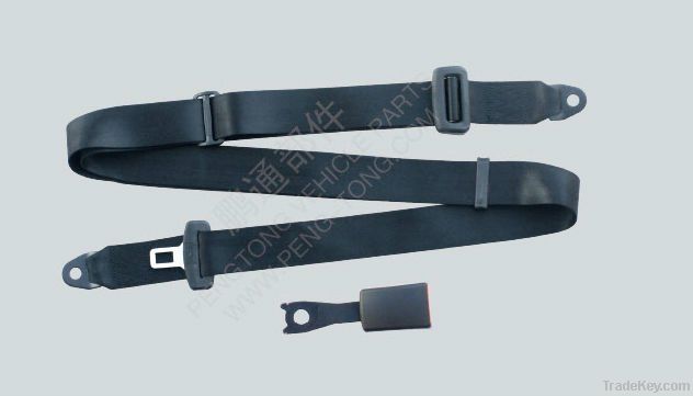 Standard static three point safety belt