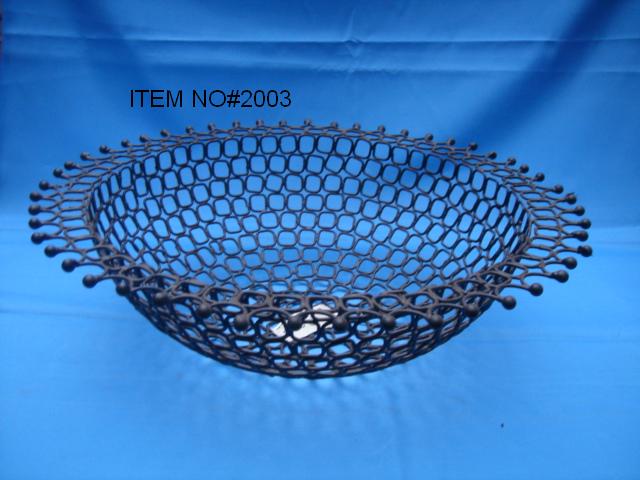 Wrought Iron Baskets