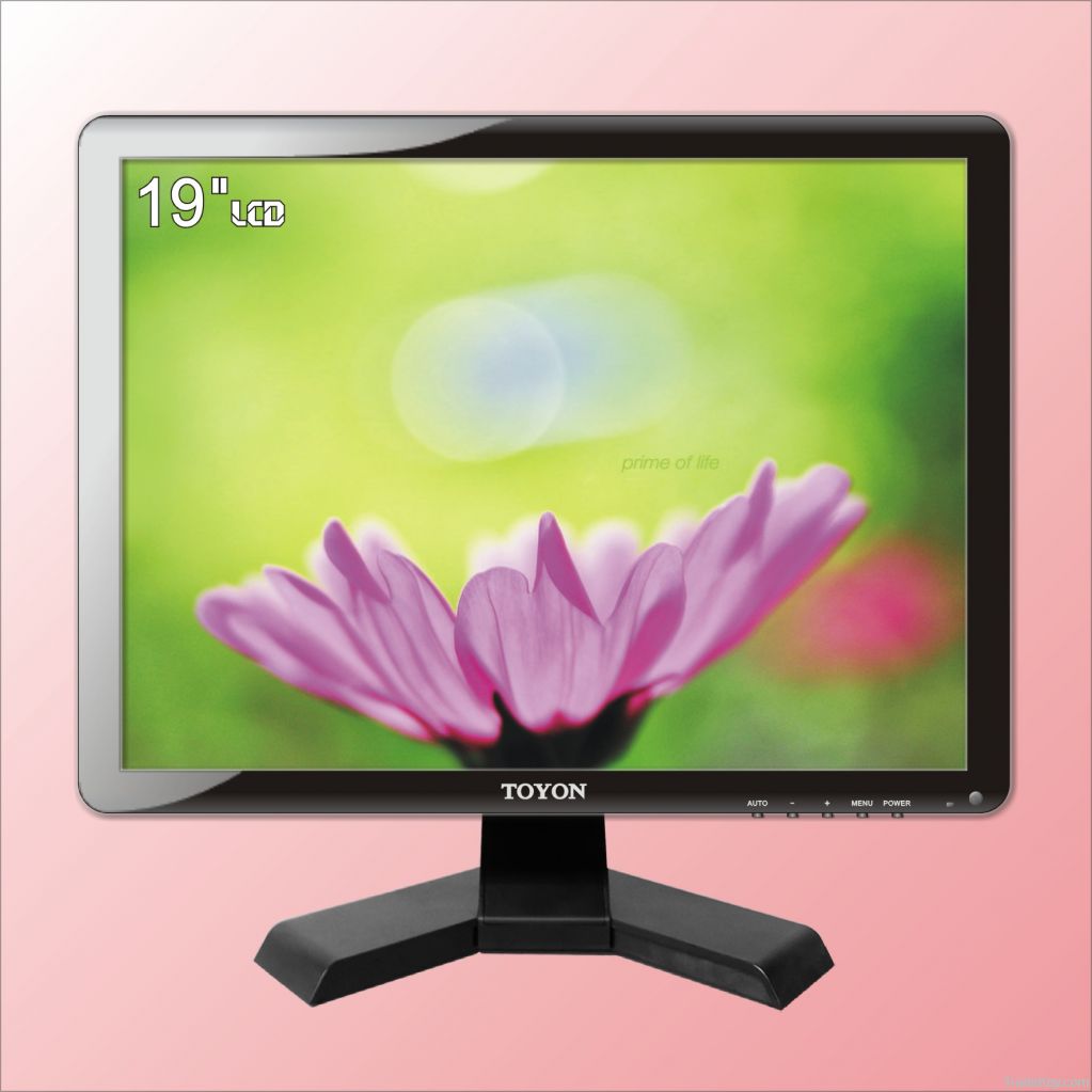 Big screen 19 inch touch monitor price low, resolution high 1440x900