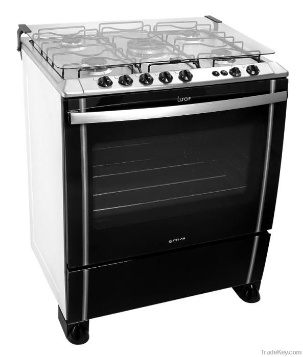 Gas Cooker Atlas U.top 5 Burner Triple Flame