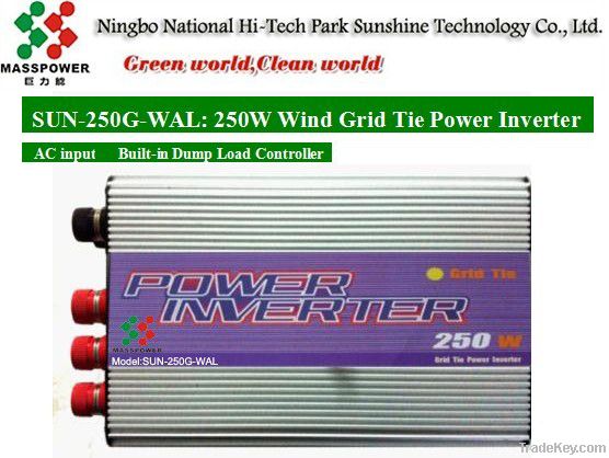 Wind Turbine Grid Tie Power Inverter 1000W/500W/250W