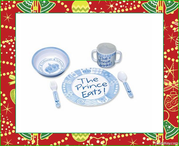 Six Piece Children's Melamine tableware Set