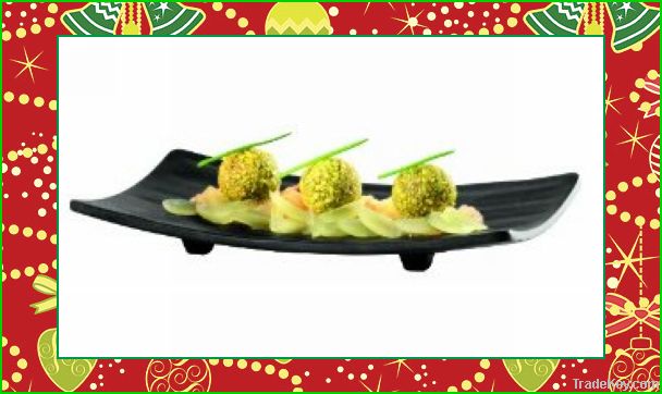 HQ 100% melamine sushi plate set