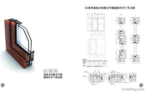 aluminum wooden windows