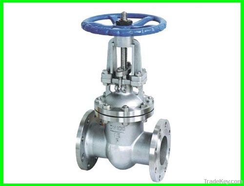 Rising gate valve