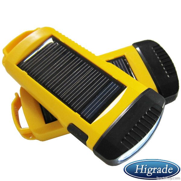 china manufacturer solar flashlight/solar torch overstock goods