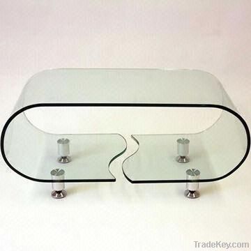 Hot Bent Coffee Table with 10m Tempered Glass Thickness