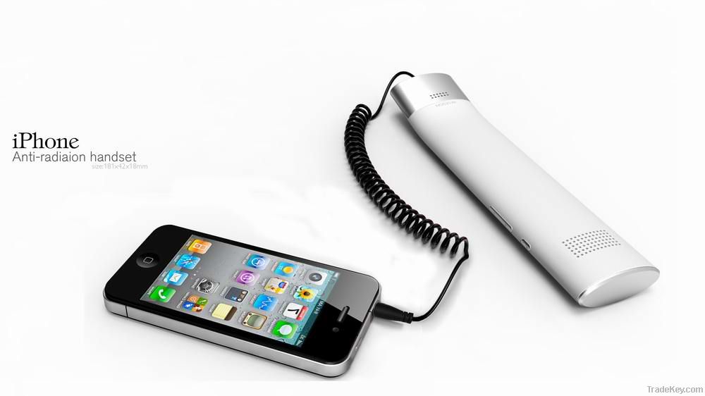 new fashion and good quality wire anti-radiation handset for mobile