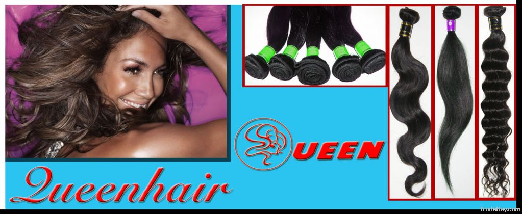 100% virgin indian/peruvian/malaysian/brazilian hair weaving natural