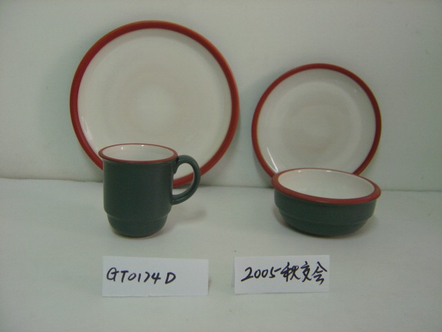 2 Tone Glaze Ceramic Tableware