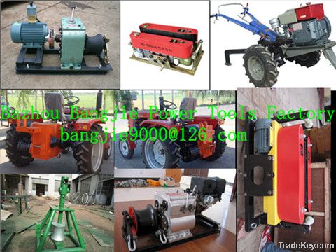 cable winch/cable laying equipment/cable pushers