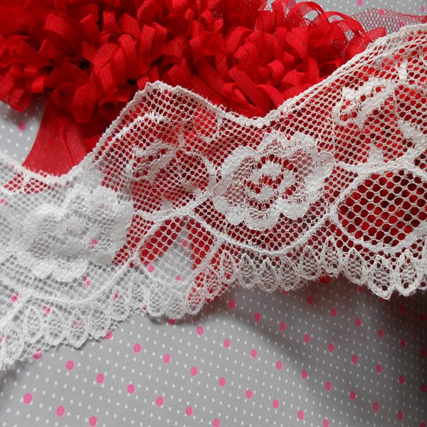 High quality elastic lace trimming for fashion dress