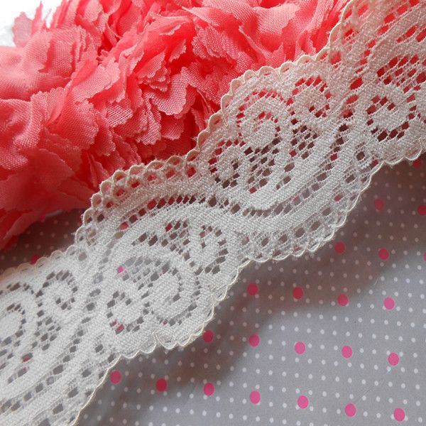 2014 Hot sale elastic lace trim 