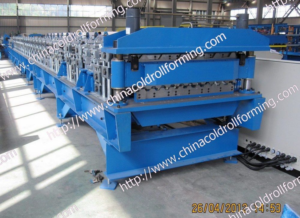 Metal roof double forming machine