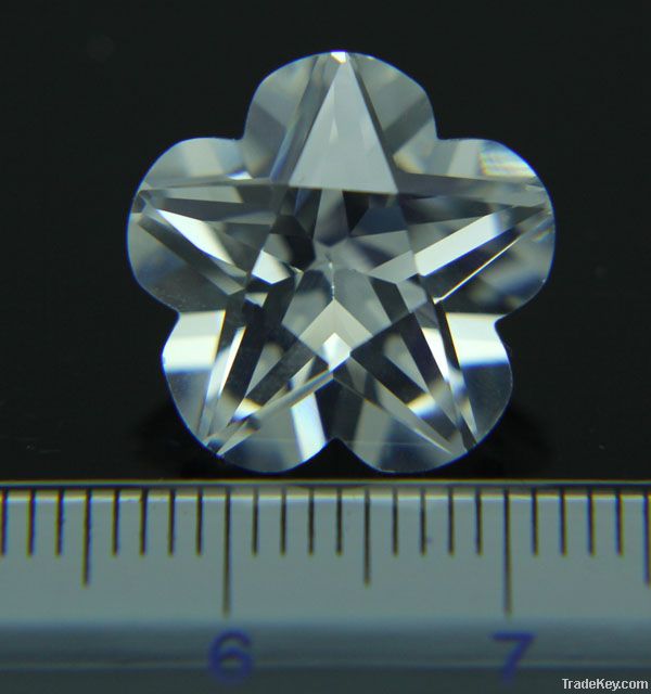 flower shaped cubic zirconia