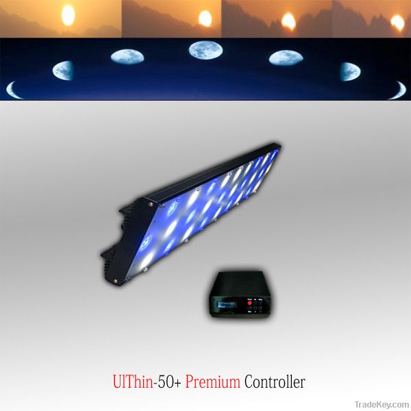 sunrist/sunset/lunar, No Fan, daisy-chain, 50W LED aquarium light