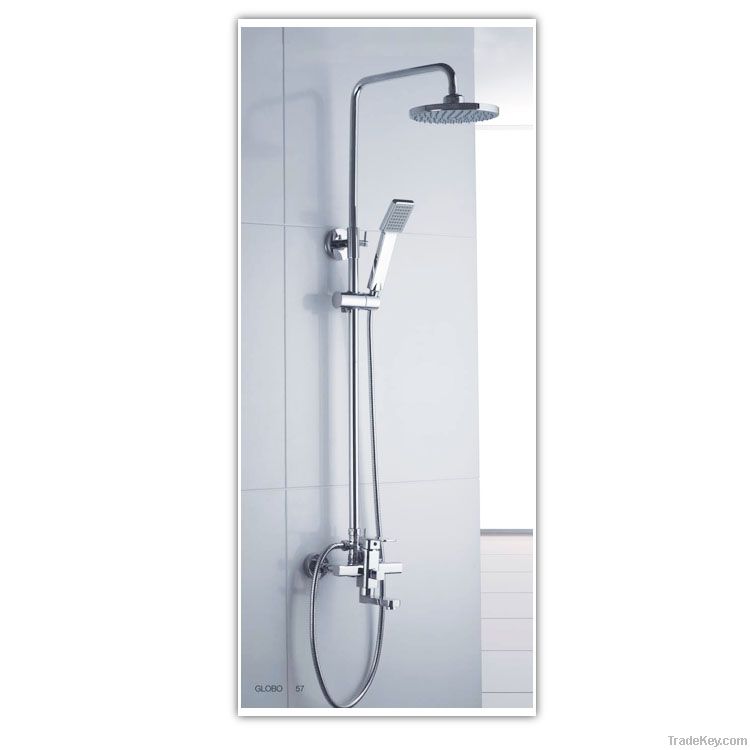 Chrome Finish Single Handle Brass High Shower Mixer