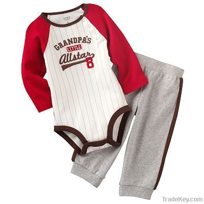 Baby Pajamas 2012 children new styles clothing set