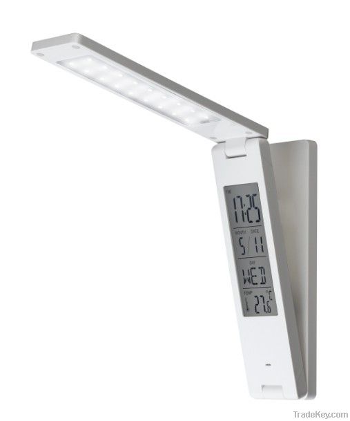 Rechargeable foldable LED table reading Lamp with Calendar