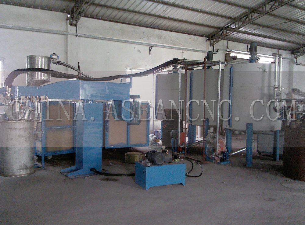 Semi-automatic sponge foaming machine, Polyurethane sponge foaming mach