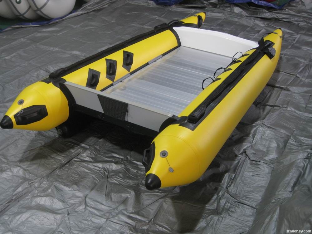 small inflatable speed boat