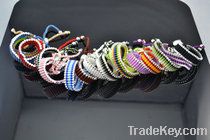 knit wave crystal bracelet many colors