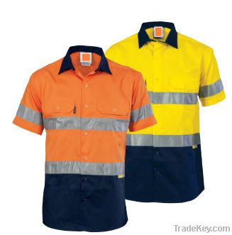 Hi Vis Short Sleeve 150g Shirt/Reflective Safety Shirt