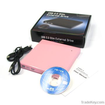 HOT selling NEW style USB 2.0 usb external Mini dvd rw