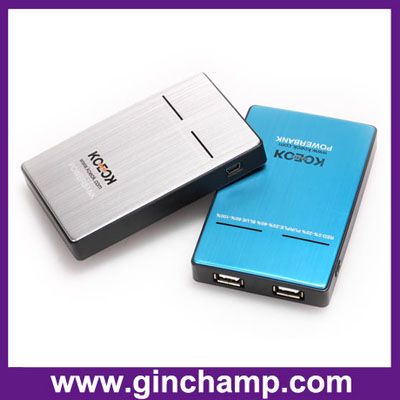 5000mAh Travel Power Bank for Mobile Phone/MP4/IPAD