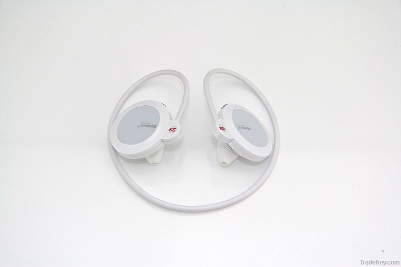 Fashionable  White Bluetooth Stereo Headset/Attractive phone headset f