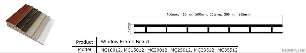 Senbao Zero Formaldehyde and Waterproof WPC Window Frame