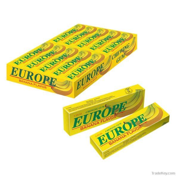 Chewing gum Europe