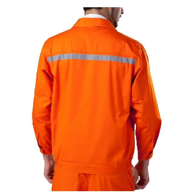 New 2014 high quality 100 cotton  men reflective workwear coverall uniform 