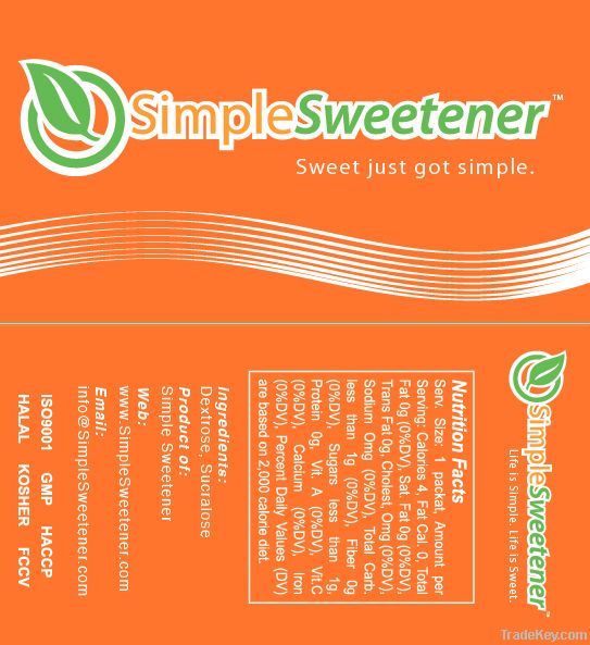 Orange Simple Sweetener