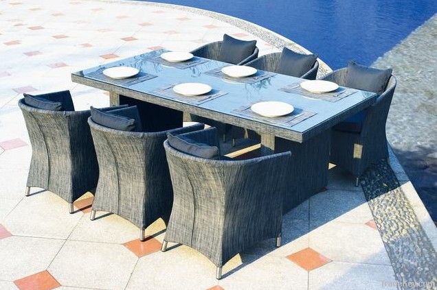 Aluminum Textilene Dining Set