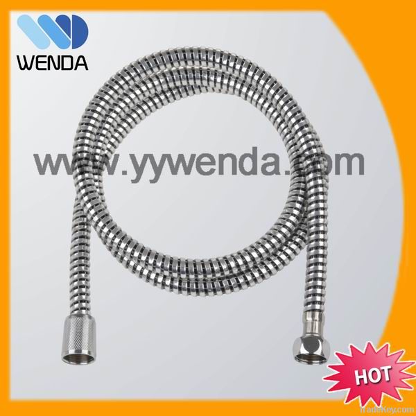 Black and Silver Shower Hose of PVC