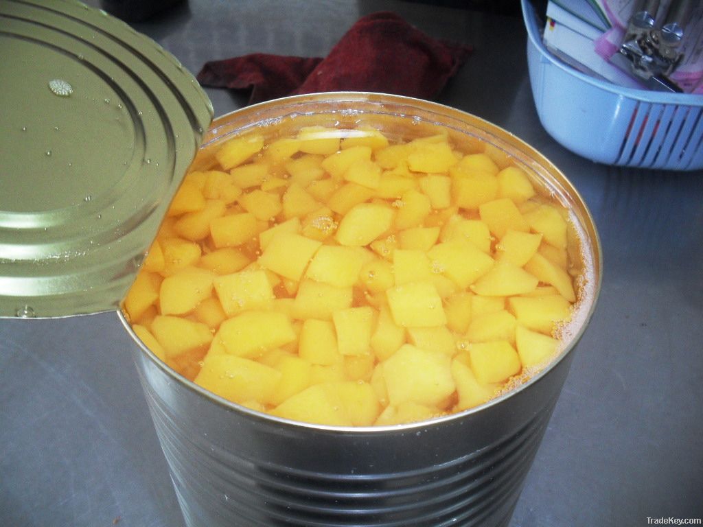 Canned Yellow Peach Dices