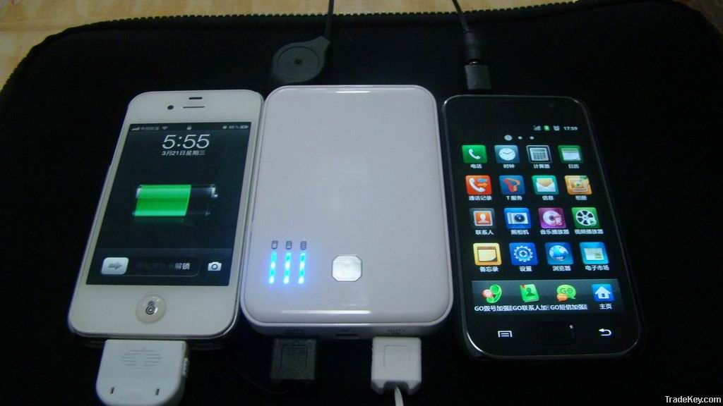 5000mAh power bank protable power pack