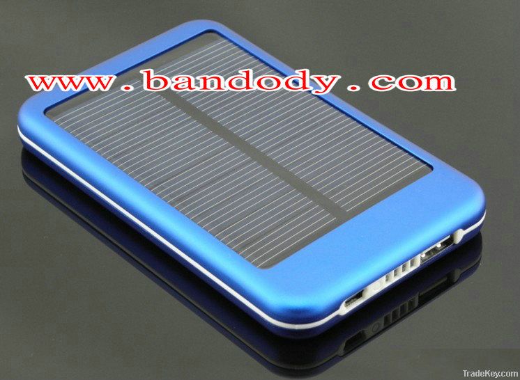 5000mAh solar charger / power bank  for cellphone